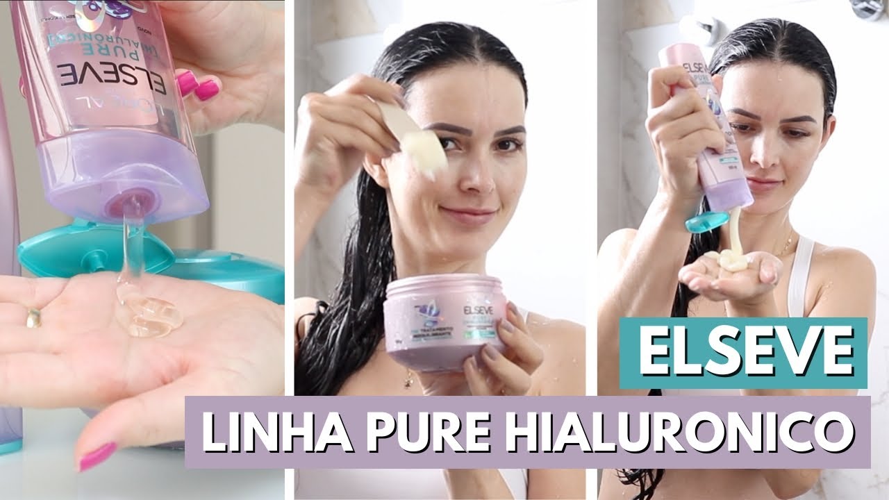 RESENHA SINCERA DA LINHA PURE HIALURÔNICO ELSEVE , COMO USAR, COMPOSIÇÃO, PARA QUE SERVE, FUNCIONA?