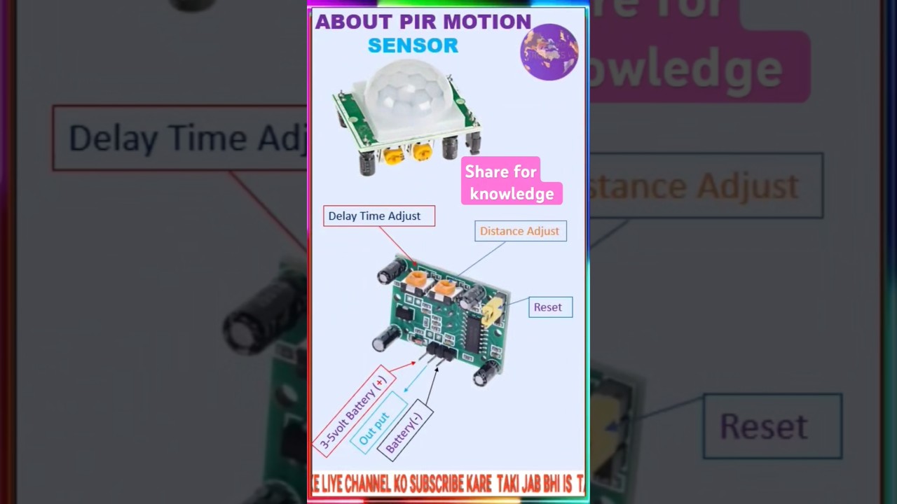 ✔️pir sensor ✔️#electronic #shorts #electricalindia