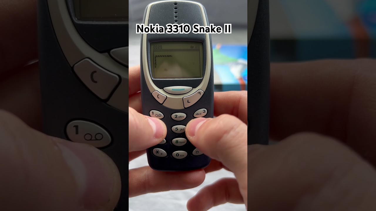 Nokia 3310 Snake II Game , Nostalgia