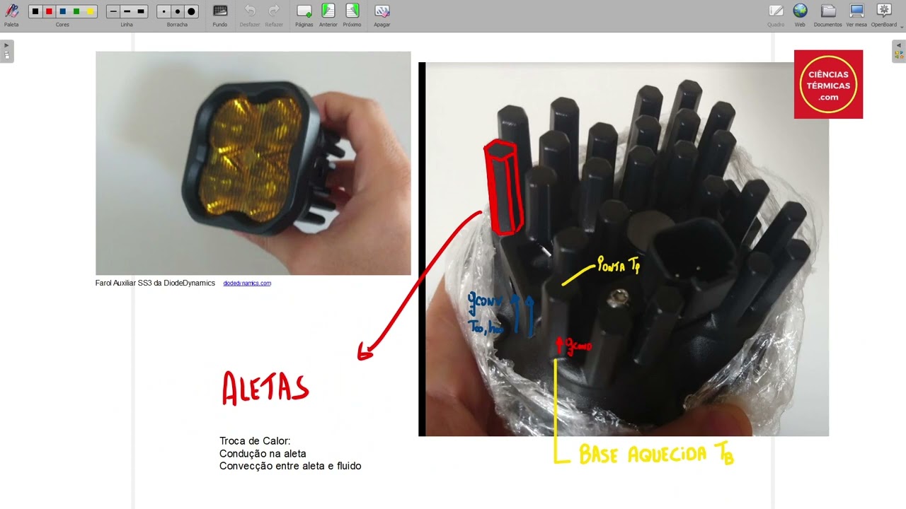Transferência de Calor - Introdução a Aletas