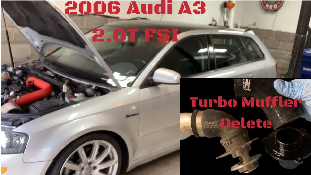 Turbo Muffler Delete 06 Audi A3