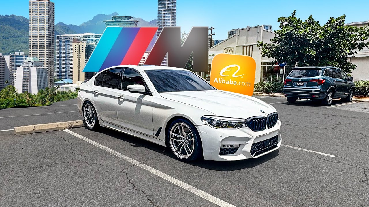 MY BMW 540I GETS A NEW M5 BUMPER