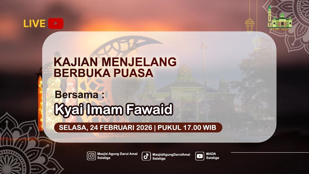 Live Kajian Ramadhan | Pemateri BP. Kyai Imam Fawaid