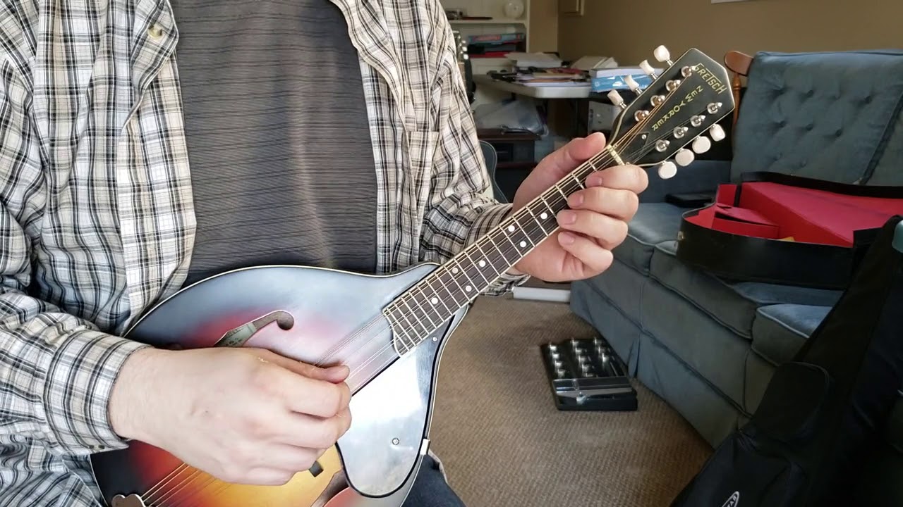 6. Mandolin Key of A: Double Stops, Shuffle, and Slides