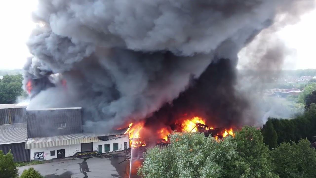 Brand auf der Raiffeisenstrasse in Recklinghausen