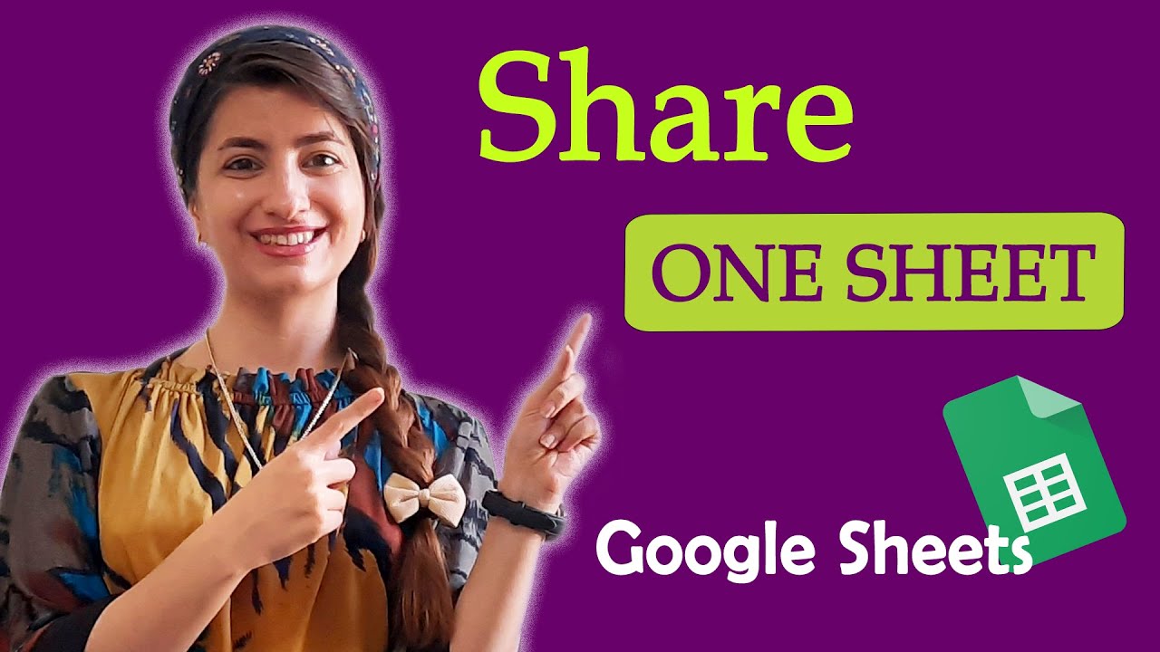 Поделитесь одной вкладкой в ​​Google Sheets, а остальные оставьте приватными!