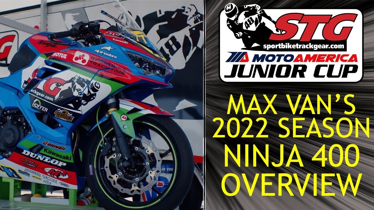 Max Van's Ninja 400 MotoAmerica Race Bike Overview | Sportbike Track Gear