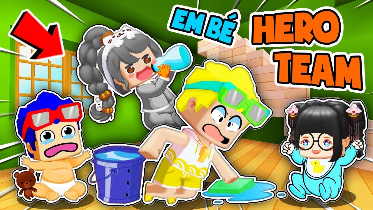 THỬ THÁCH 24 GIỜ NUÔI TẤT CẢ EM BÉ HERO TEAM TRONG MINI WORLD | 1 NGÀY VỊT LÀM CHA | Mister Vịt