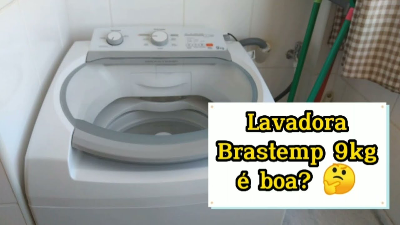 Máquina de lavar Brastemp 9kg BWJ09AB é boa??  Resenha da Lavadora de Roupas Brastemp 9kg.