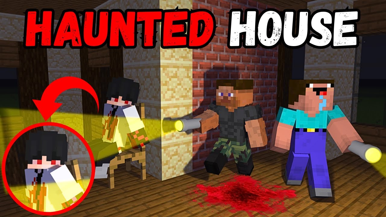 HAUNTED HOUSE🏡😨! Minecraft horror video in hindi
