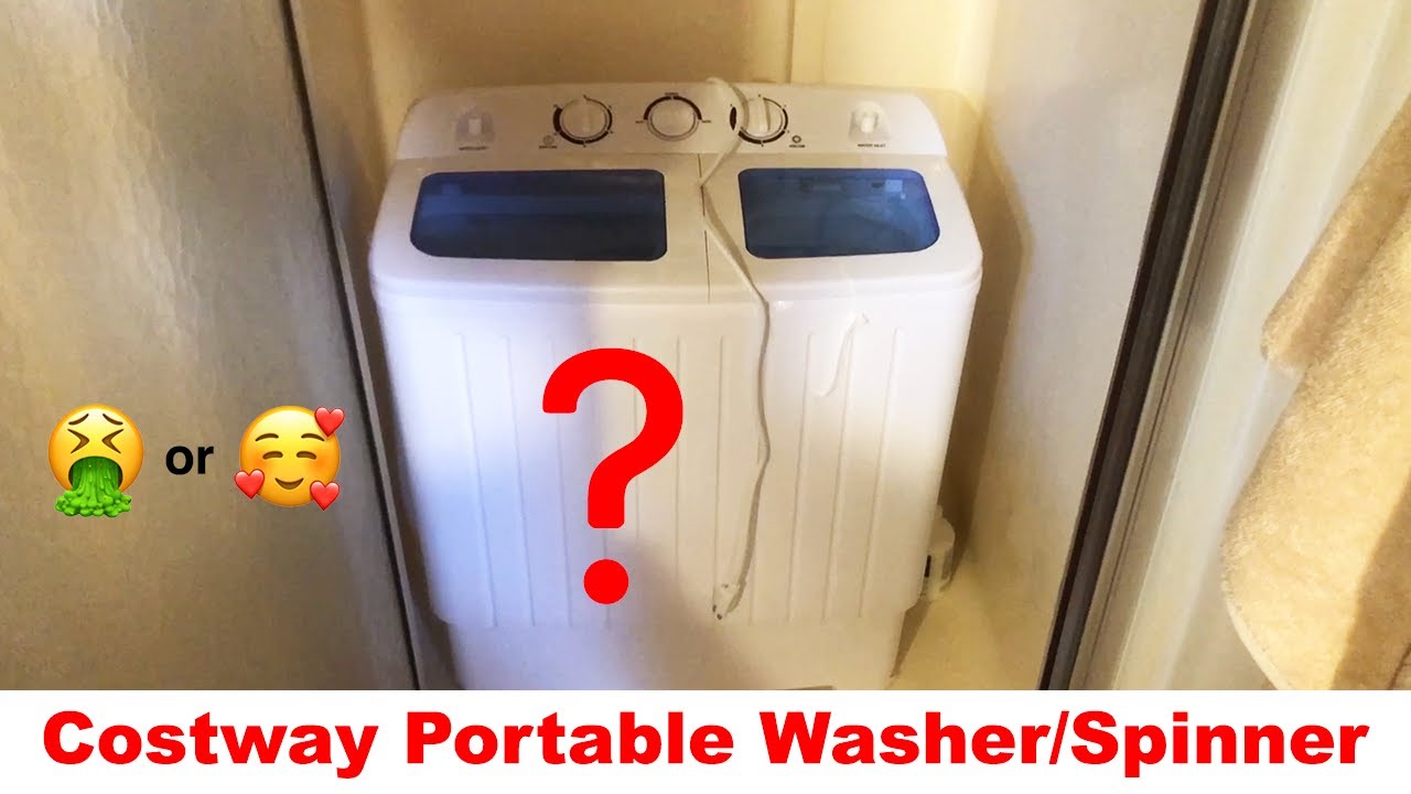 Costway Portable Compact Washer Spinner | Review + Full  Demo | IS IT GOOD???