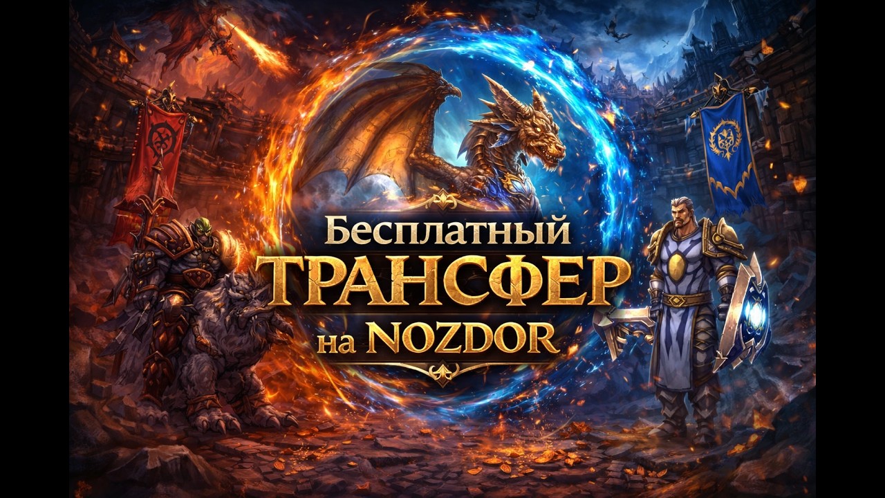 БЕПЛАТНЫЙ ТРАНСФЕР НА NOZDOR  - ЗАХОДИ И ИГРАЙ!