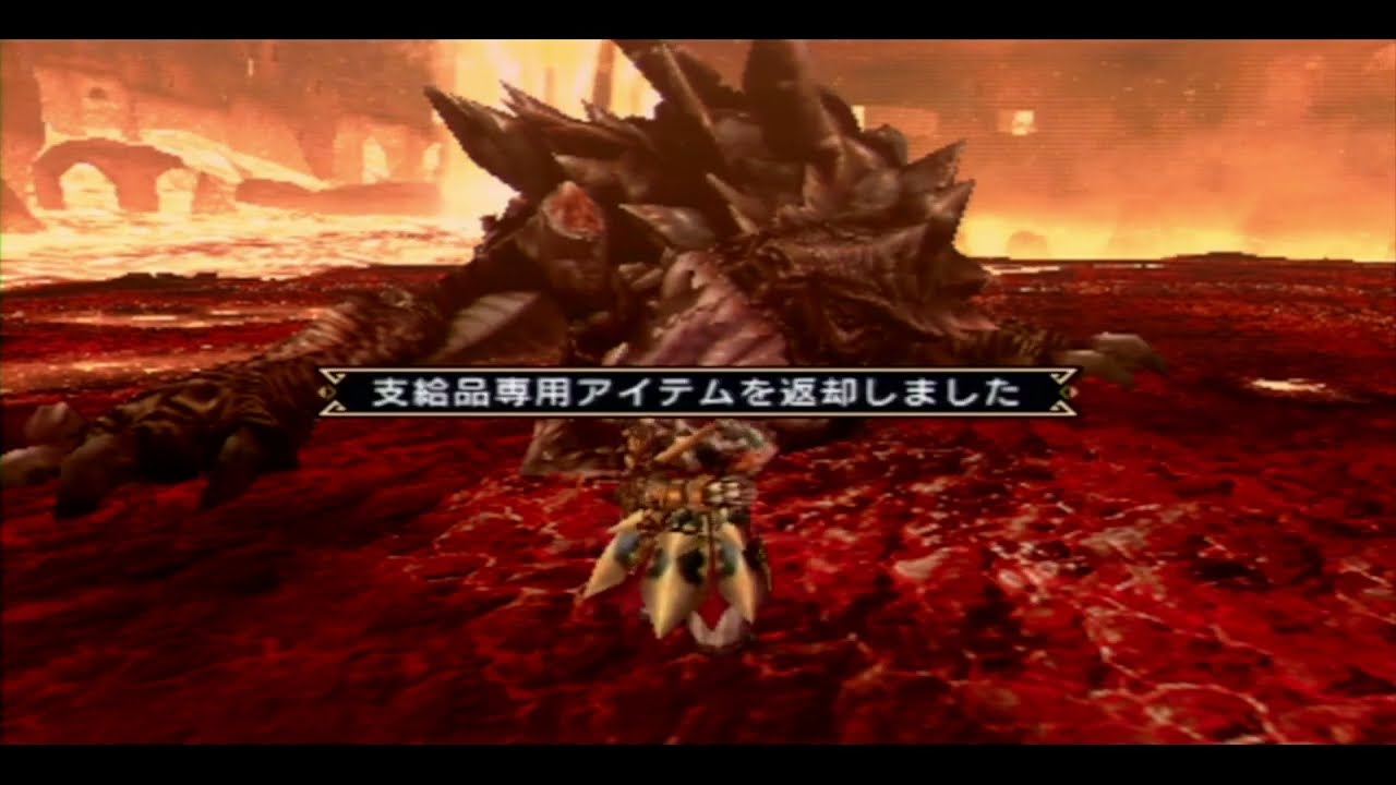 【MHP3】アカムトルム　4分49.76秒　非火事場弓