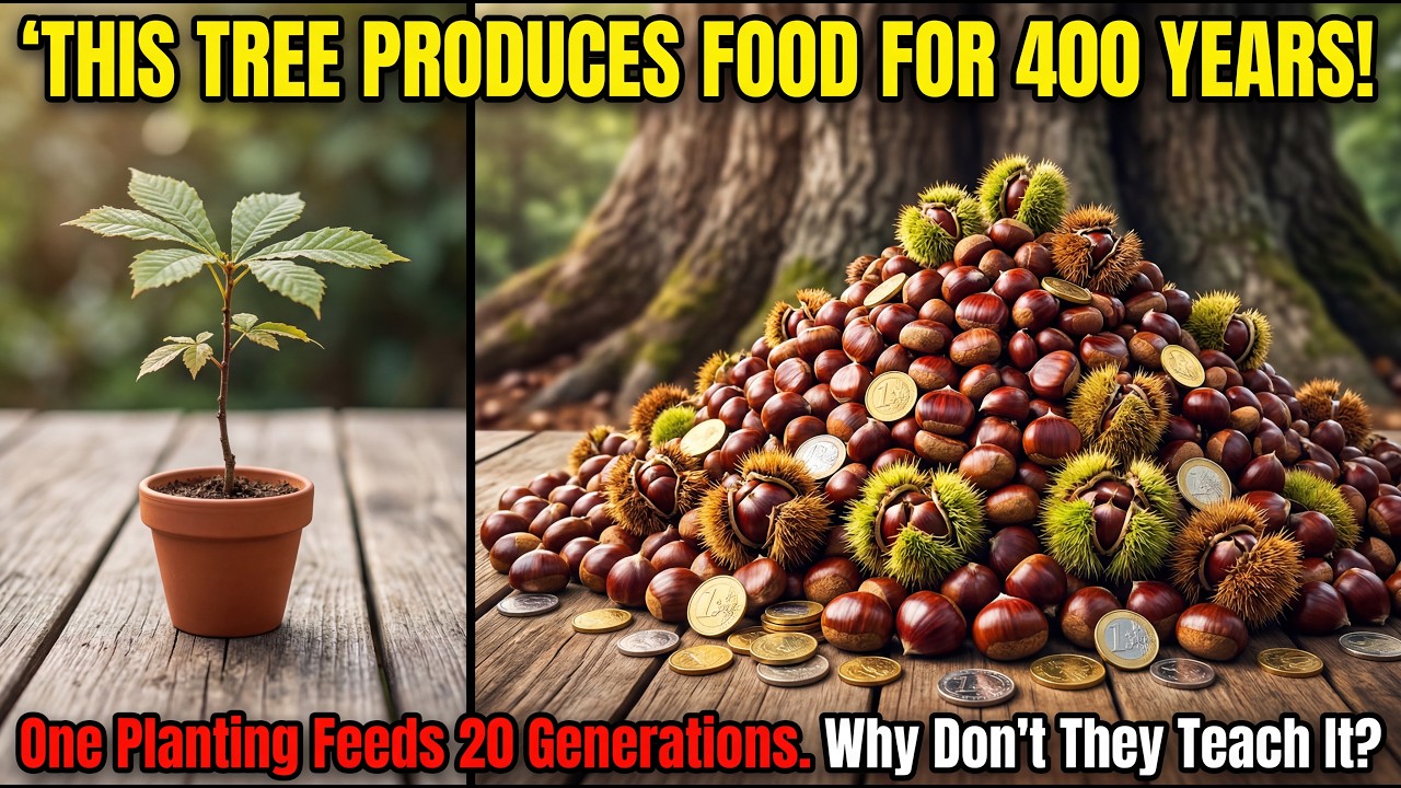 This Tree Produces Food For 400 Years. One Planting Feeds 20 Generations. Why Don't They Teach It?