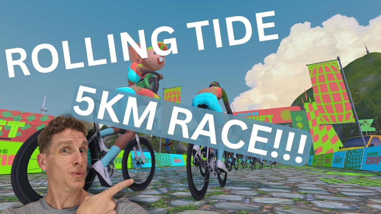 Zwift | RollCo: Rolling Tide | Гонка на 5 км