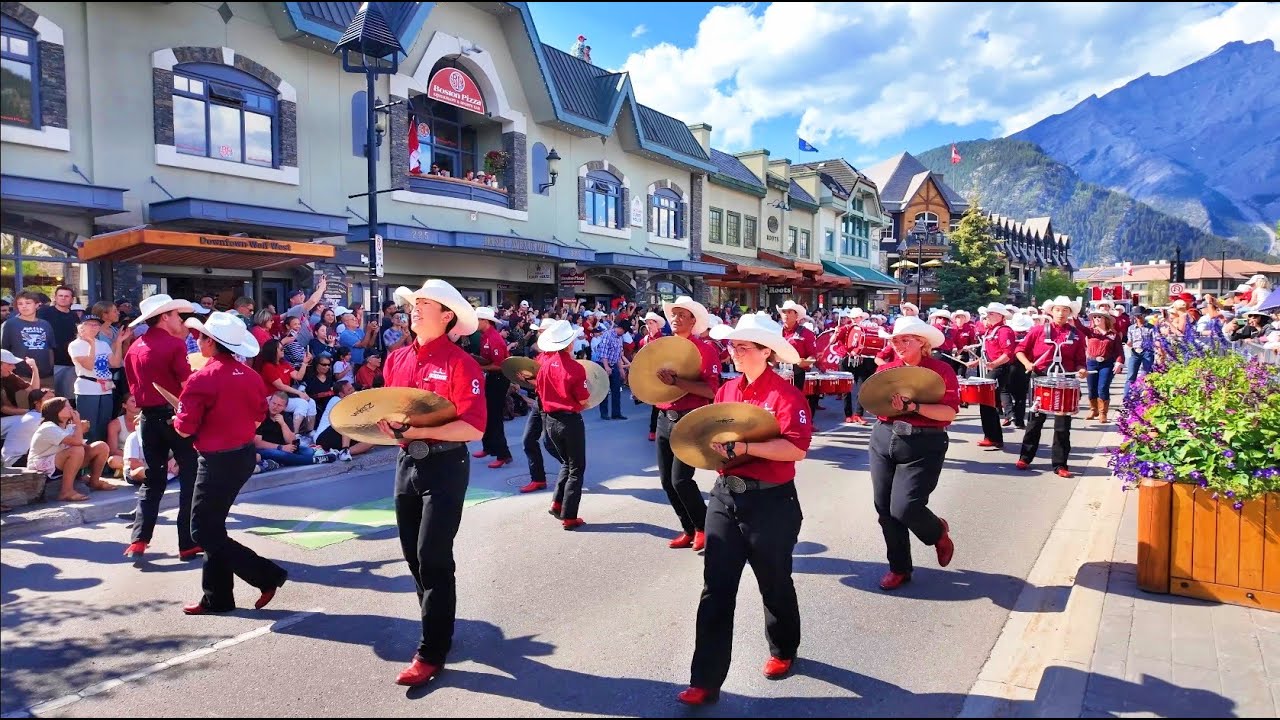 Canada Day Parade in BANFF Canada 2025 - Full Parade 4K