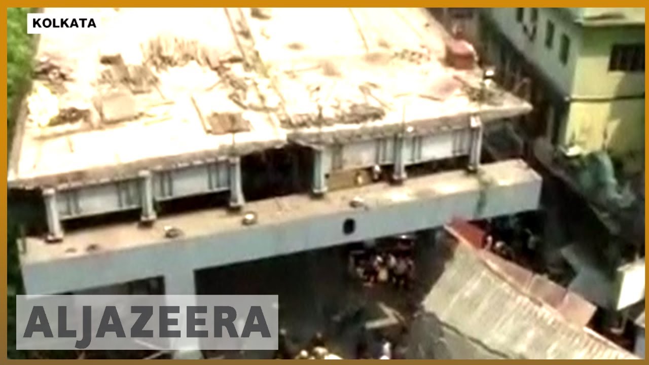 Video captures deadly bridge collapse in India