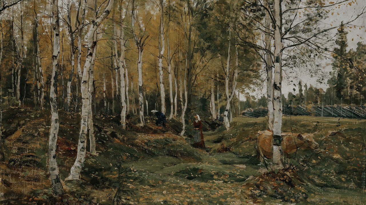Autumn Landscape | Turn Your TV Into Art | Vintage Art Fall Slideshow | 1Hr of 4K HD Paintings