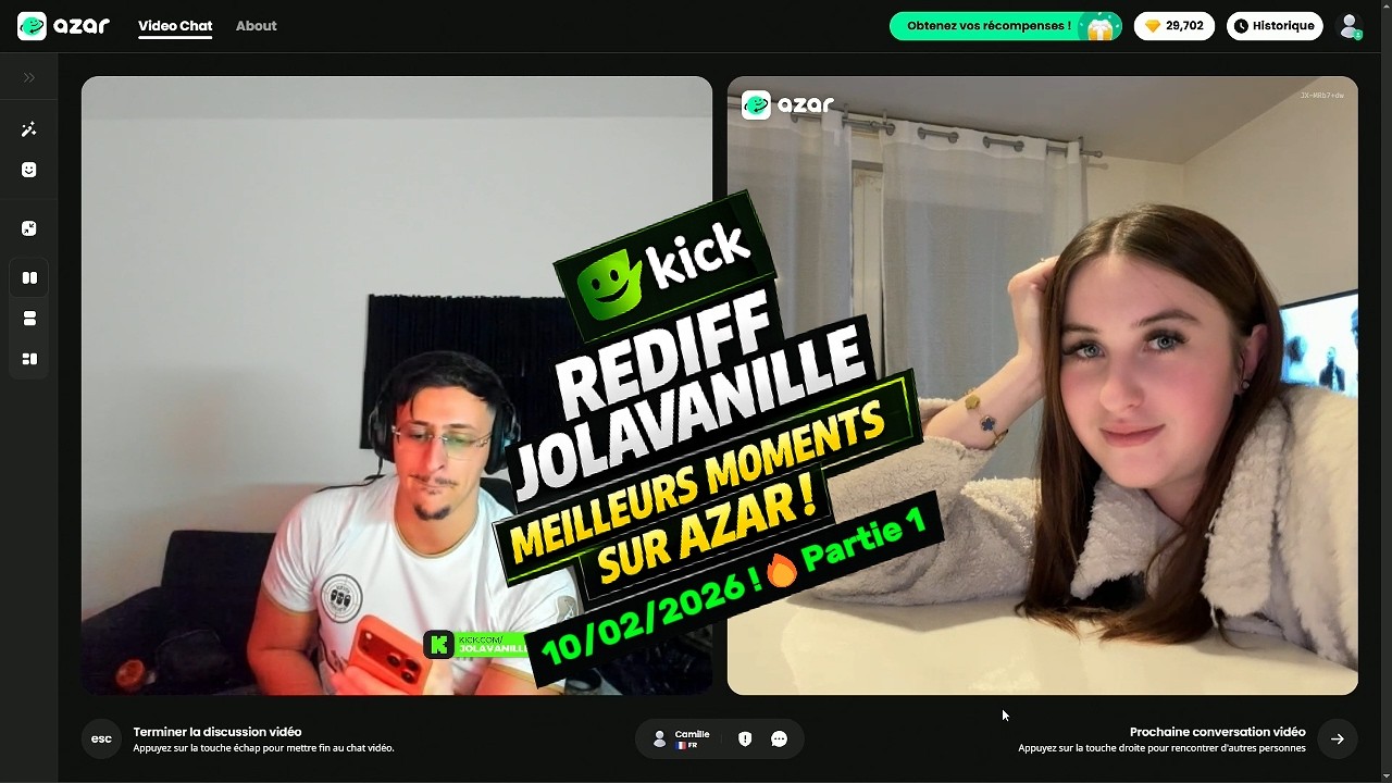 JOLAVANILLE LES MEILLEURS MOMENTS SUR AZAR 🤣🤣