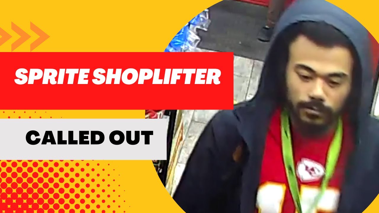 Sprite Shoplifter Gets Called Out By Security