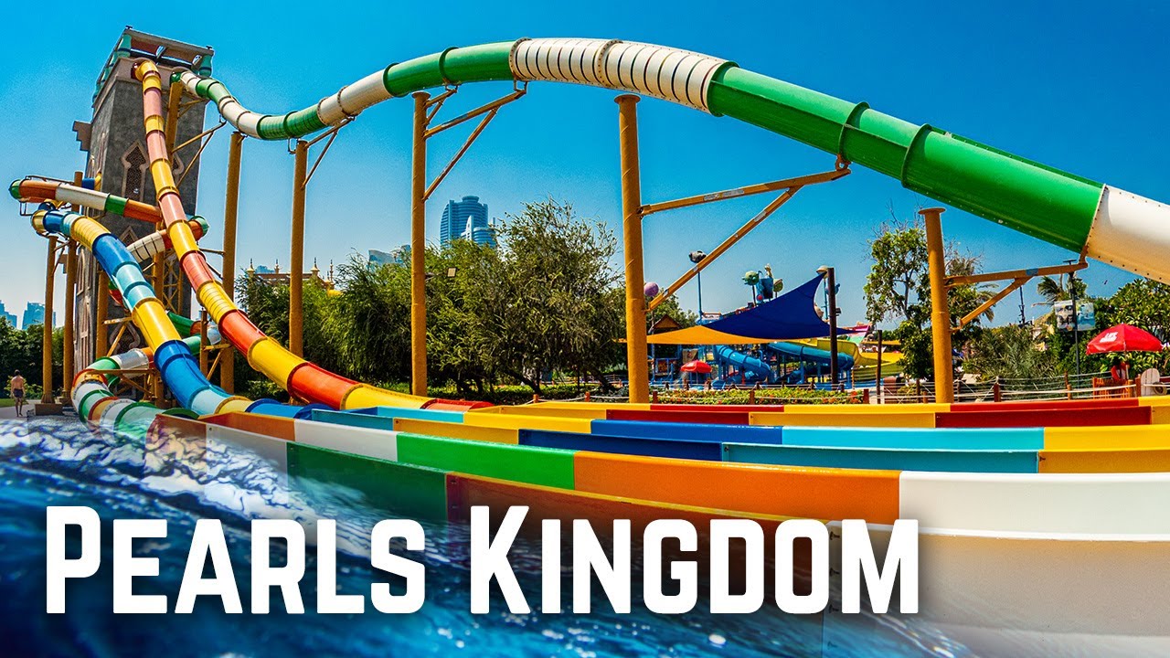 Huge Water Park Near Dubai! Water Slides at Pearls Kingdom 2022