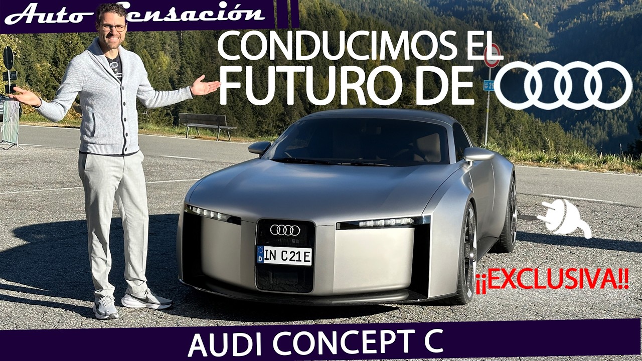 Prueba Audi Concept C.  El coche que redefine el dise&ntilde;o de Audi | Prueba exclusiva en los Alpes