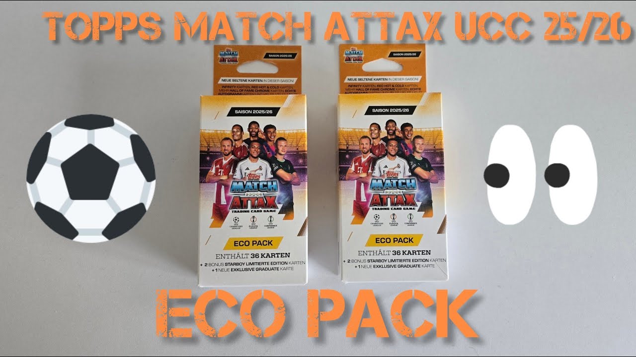 Topps Match Attax UCC 25/26 Eco Pack Opening