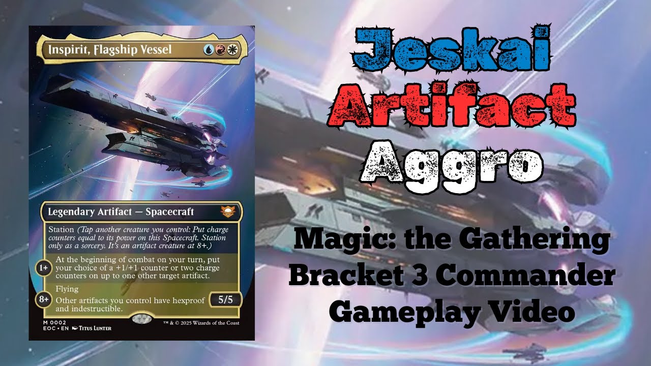 Space-Age Aggression! Inspirit, Flagship Bracket 3 Commander Gameplay