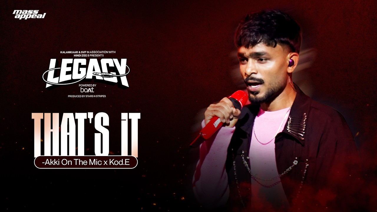 THAT&rsquo;S IT (STUDIO VERSION) | AKKI ON THE MIC | LEGACY