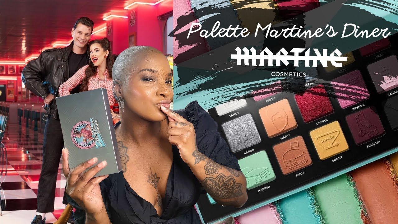 MAKEUP : Martine's Diner de MARTINE COSMETICS Jolie MAIS sur peau noire, &ccedil;a donne quoi ? D&eacute;&ccedil;ue 😢