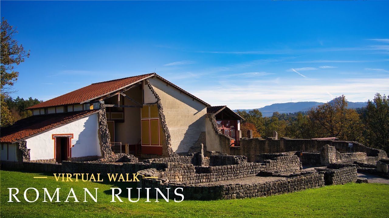 Вилла Рустика — древние руины в Баден-Вюртемберге, Германия