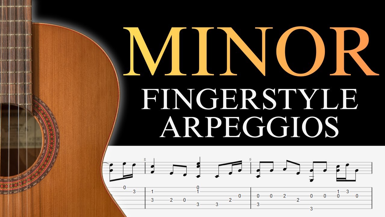 5 Sad But Beautiful Fingerstyle Arpeggios 🎸 | Beginner Acoustic Guitar TAB