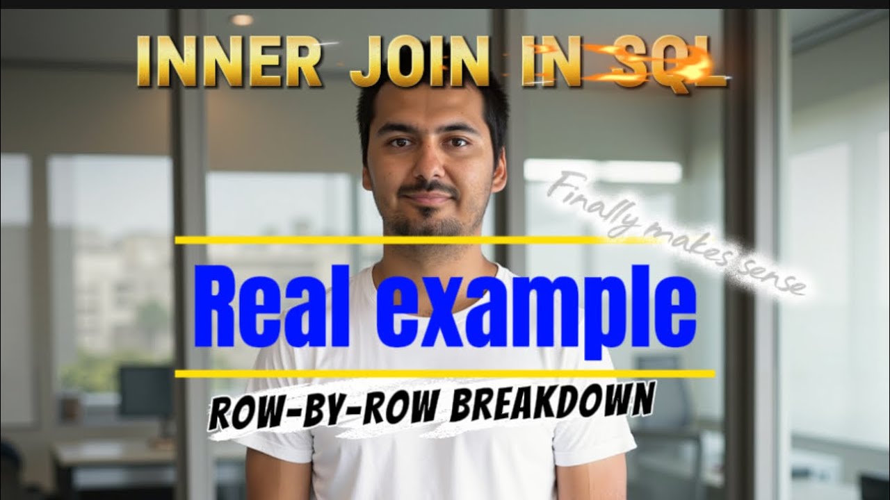 INNER JOIN in SQL Finally Makes Sense — Row-by-Row Breakdown + Real Examples