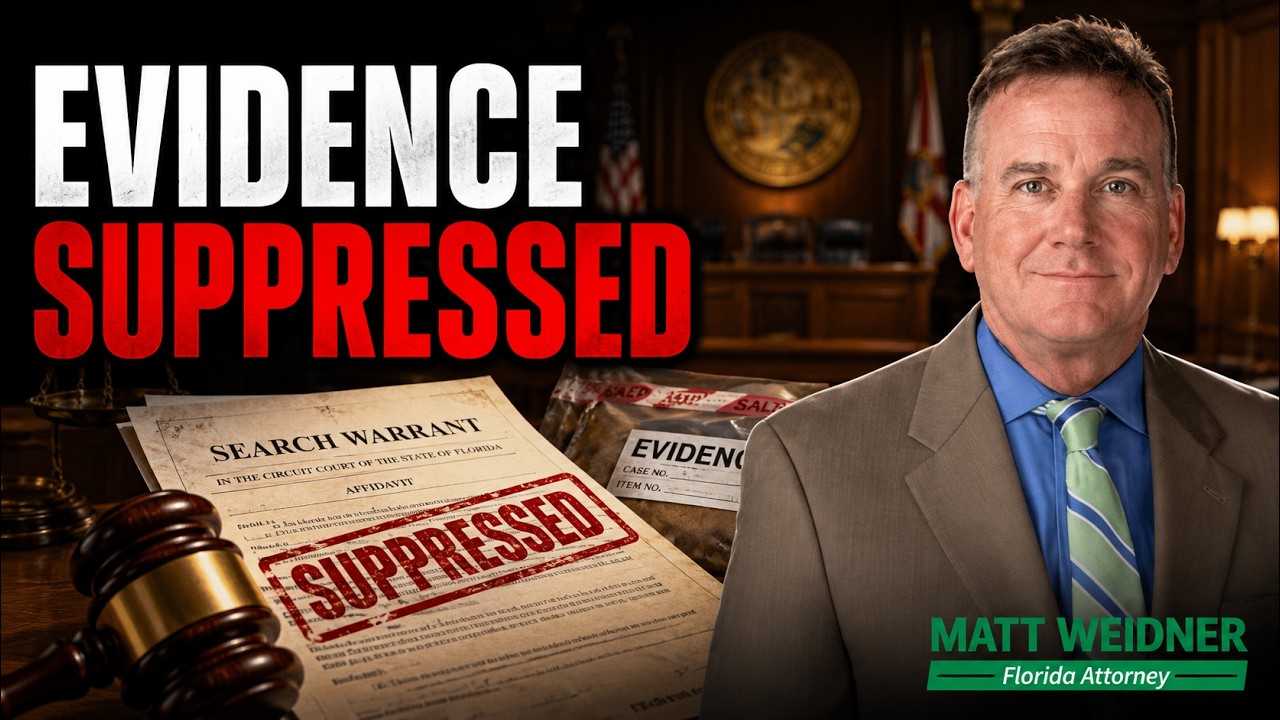 Suppression of Evidence and Search Warrant in Criminal Case