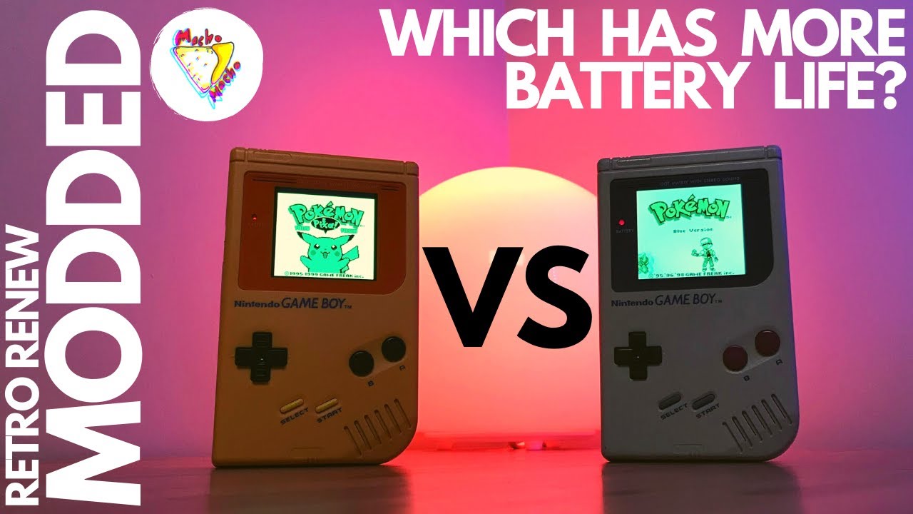 WHICH GAMEBOY DMG IPS KIT GETS MORE BATTERY LIFE? | RIPS V3 Versus FunnyPlaying IPS | Retro Renew