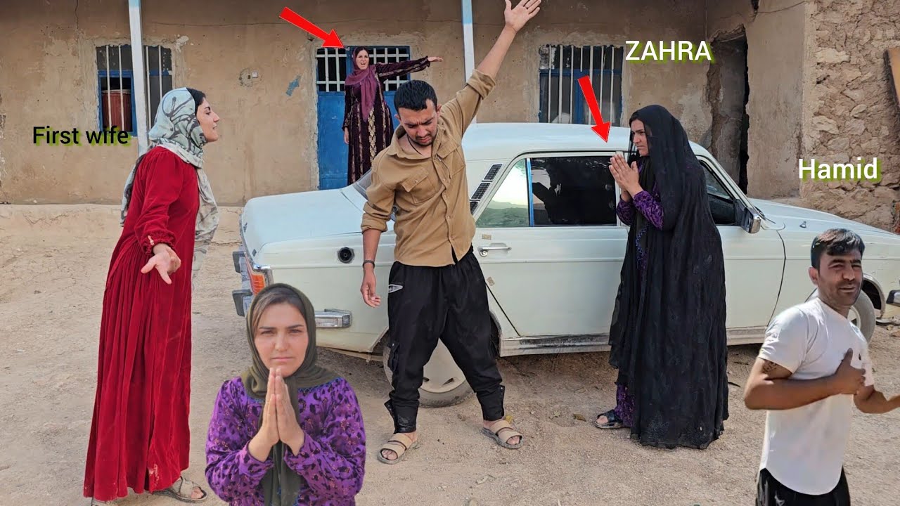 Trying to meet Hamid:Zahra asks Mohammad for help in going to Hamid, Mohammad's opposition and anger