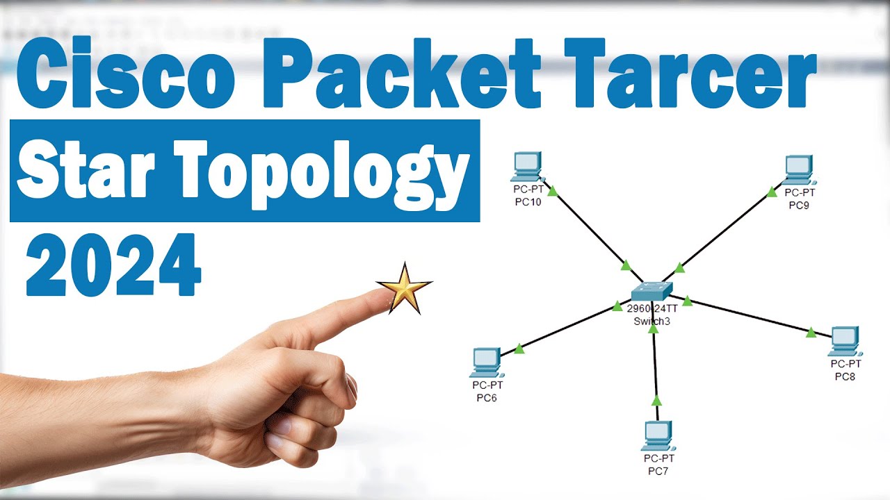 Star Topology in Cisco Packet Tracer : Networking Tutorial