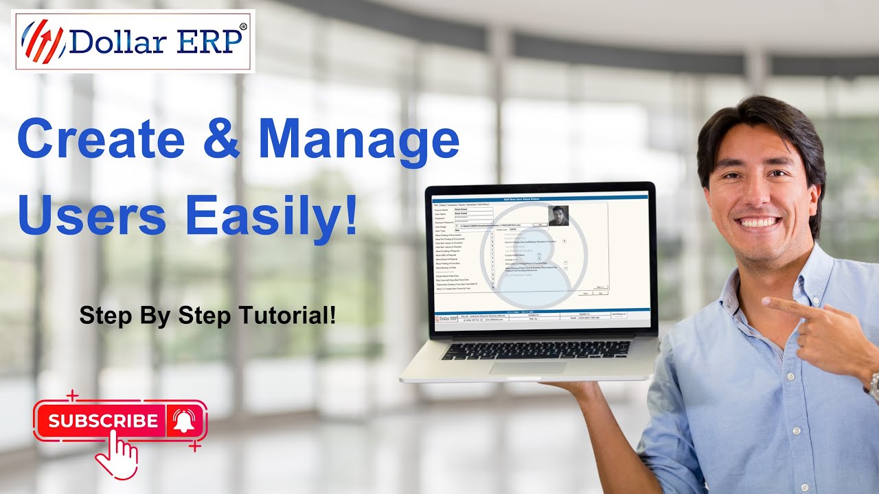 Create & Manage Users in Dollar ERP | Easy Tutorial!