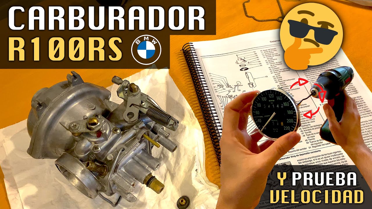 R100 #12 ¿CÓMO FUNCIONA UN CARBURADOR? ⛽🔥 Abrimos el de la R100RS y probamos el VELOCÍMETRO 🤔⚙️