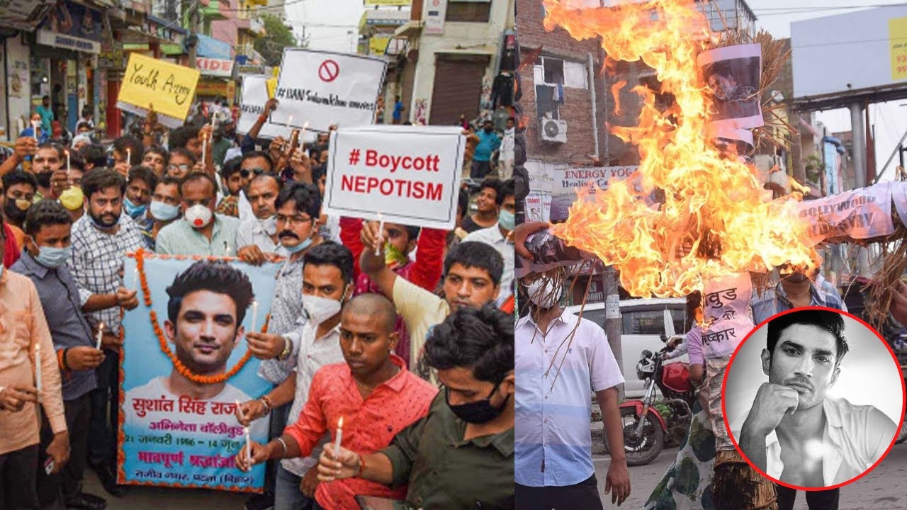 Sushant Singh Rajput's FANS burn effigies of Salman Khan, Karan Johar, call his demise a 'murder'