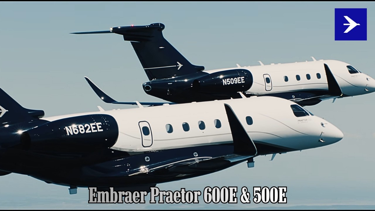 Будущее авиации! ✈️💼 | Embraer Praetor 600E и 500E нового поколения: эволюция 