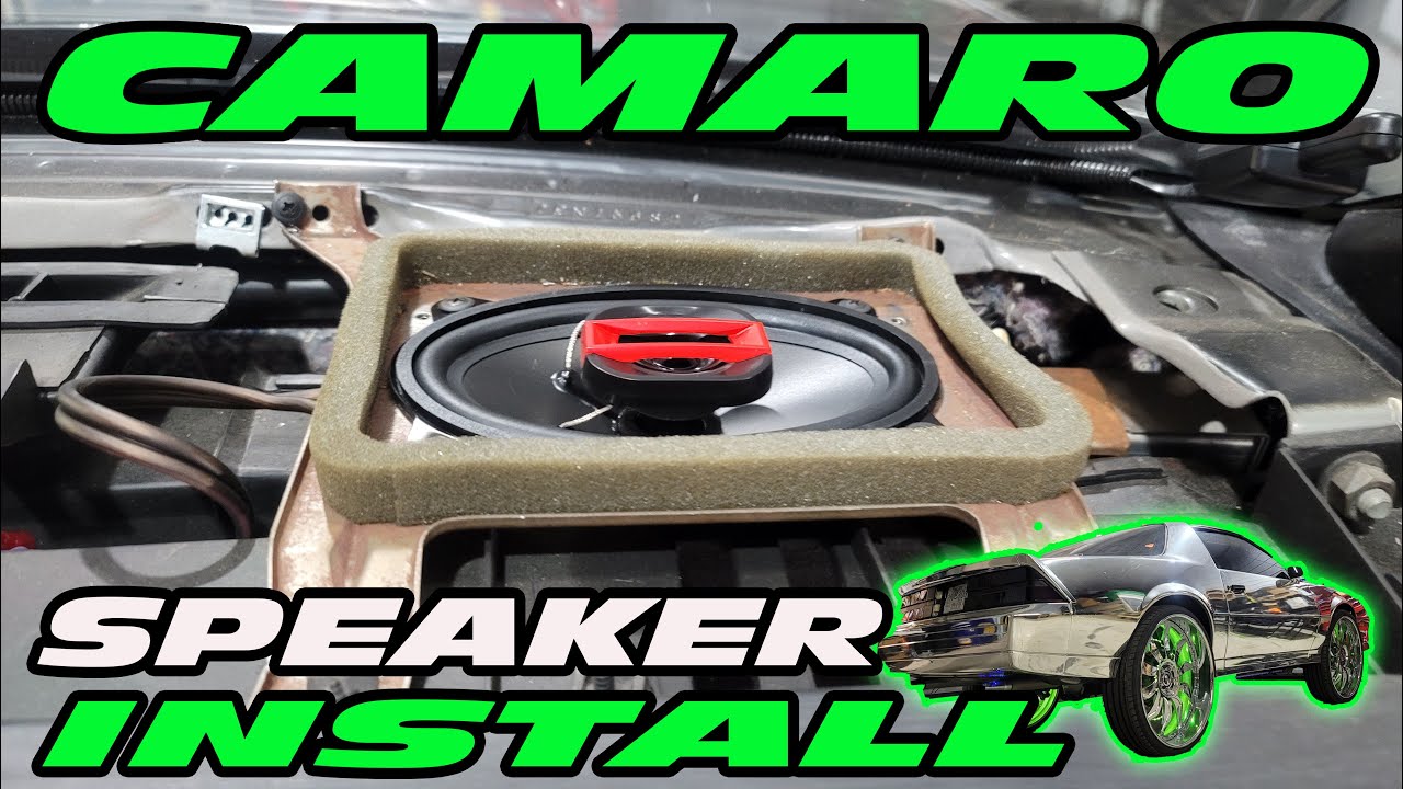 1982 - 1992 3RD GEN CAMARO FRONT SPEAKER INSTALL / HOW TO