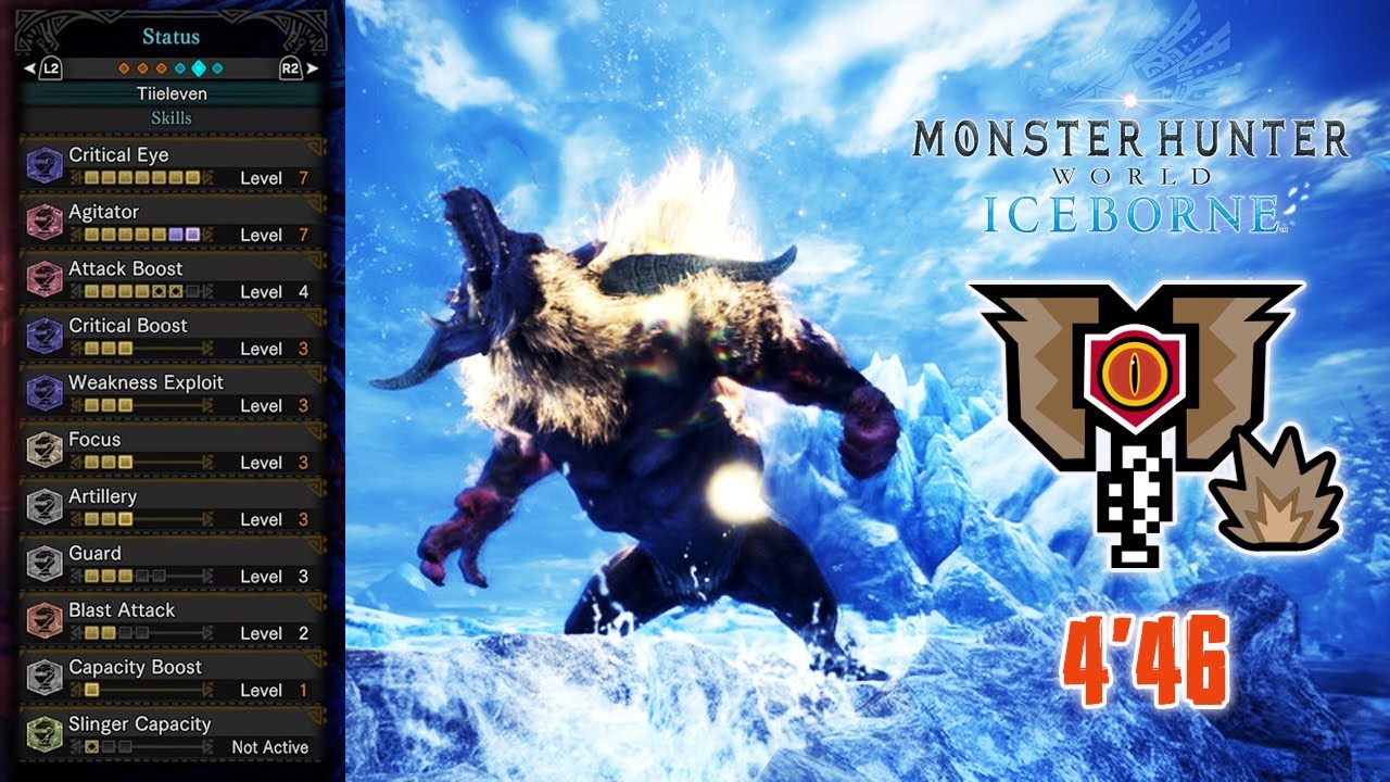 MHWorld Iceborne : MR6★ All That Glitters is Furious | 4'46 | Solo with Charge Blade