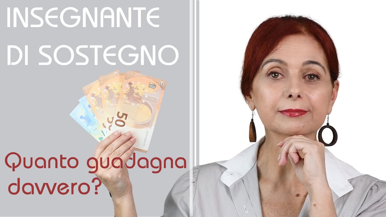 Qual è lo stipendio di un insegnante di sostegno?