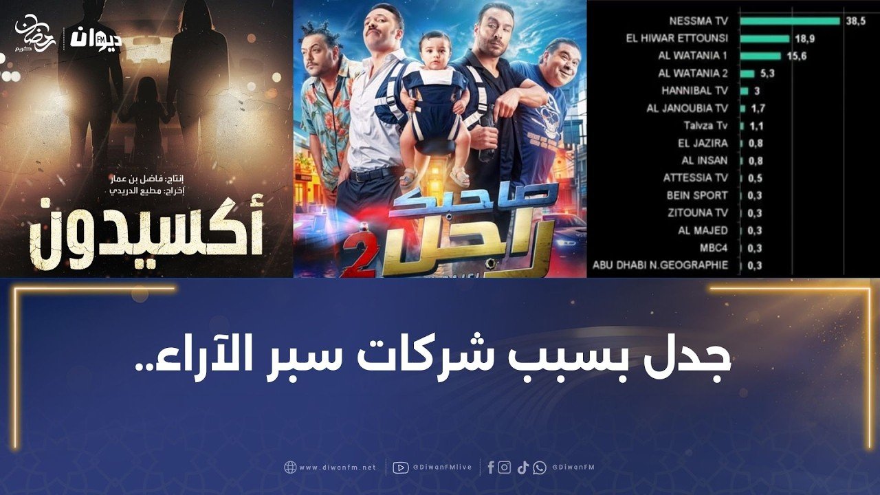 أكسيدون و صاحبك راجل 2 في صدارة نسب المشاهدة في اليوم الأول من رمضان .. ما الحكاية ؟