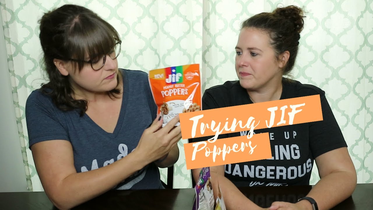 Trying Jif Poppers & Banana Creme Pie Crusted Almonds
