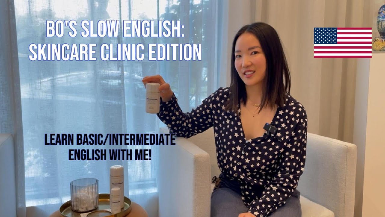 Learn english with me (slowly): Skincare Clinic edition! #learnenglish #skincare #speakingenglish