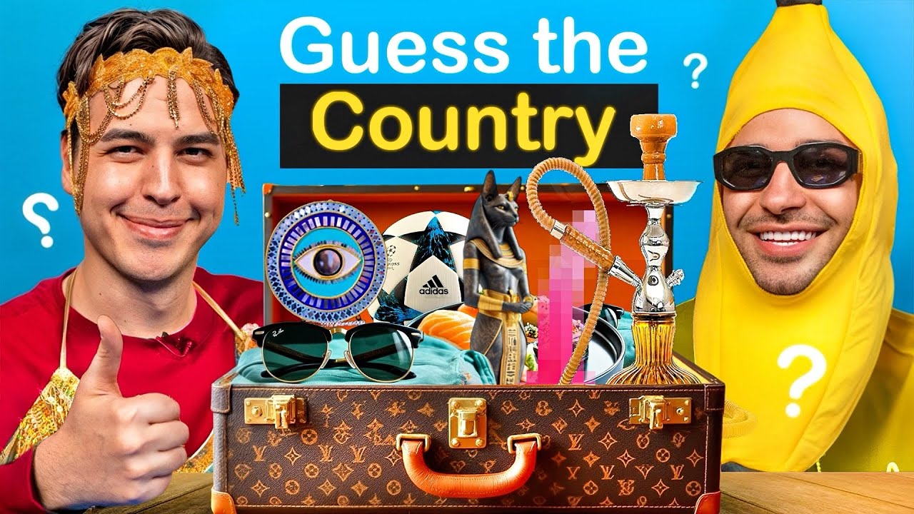 چالش حدس ملیت توسط چمدون مسافر 😂 سخت ❌