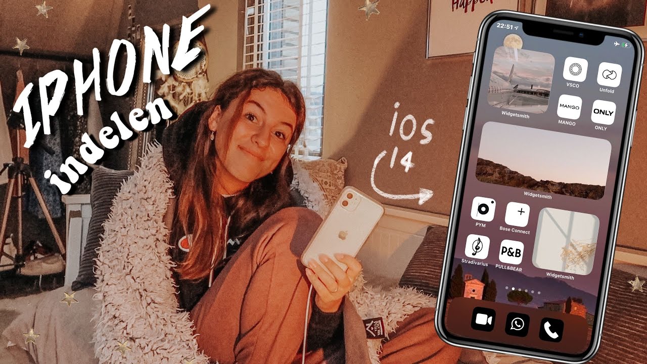 STAP VOOR STAP IPHONE OPNIEUW INDELEN MET iOS 14 :)  ✩ Eva Rose
