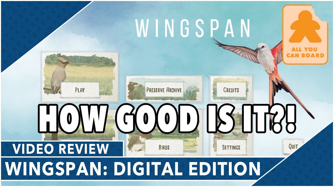ОБЗОР Wingspan Digital Edition (Switch, ПК) | СООТВЕТСТВУЕТ ЛИ ОНА ОРИГИНАЛУ?